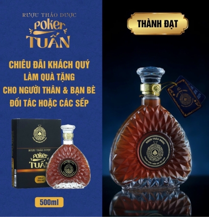 Rượu Thảo Dược Poker Tuấn - Thành Đạt