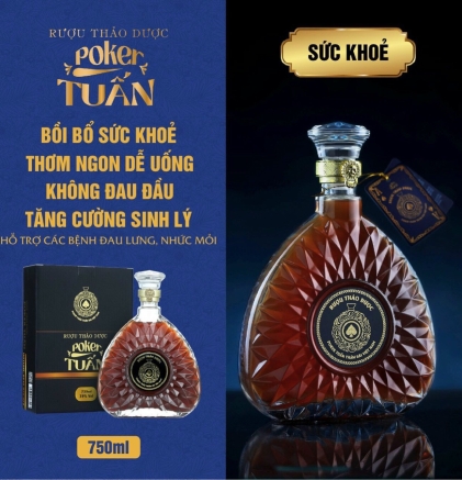 Rượu Thảo Dược Poker Tuấn - Sức Khỏe